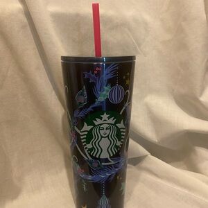 Starbucks Blue Holiday Tumbler